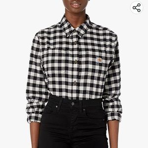 NWT Carhartt flannel plaid shirt